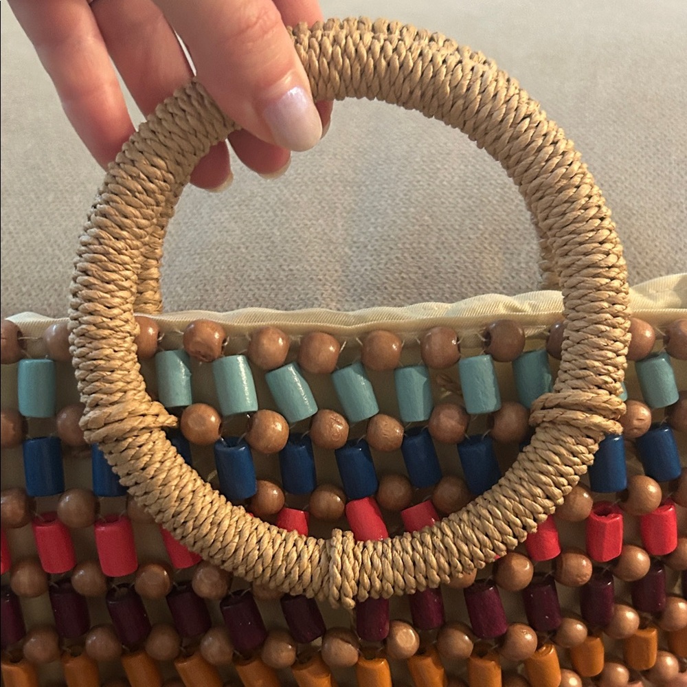 Multicolor Beaded Mini Bag - Picture 3 of 6